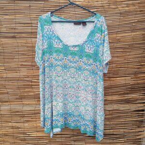 Christian Siriano New York Width Collar Tunic - 2X